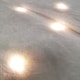 image 4 of 90cm USB Powered LED White Fur Fabric Christmas Tree Skirt