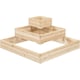 image 1 of Yaheetech 3-Tier Fir Wood Raised Garden Bed