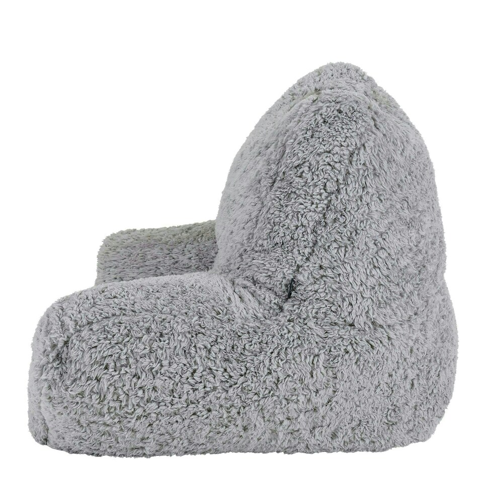 image 1 of icon Teddy Bear Cuddle Cushion Grey Reading Support Pillow Grey | One Size
