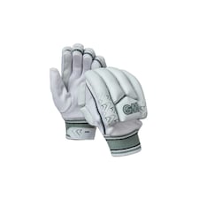 Gunn And Moore Childrens/Kids 202 2024 Left Hand Batting Glove - White/Green - 9.5cm