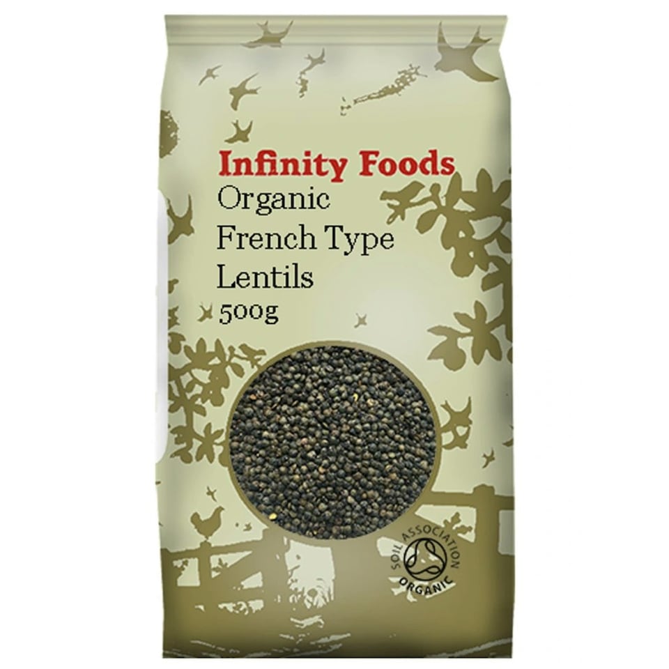 Lentils: French Type Lentils, Organic 500g (Infinity Foods) 