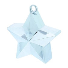 Light Blue Star Balloon Weight 140g
