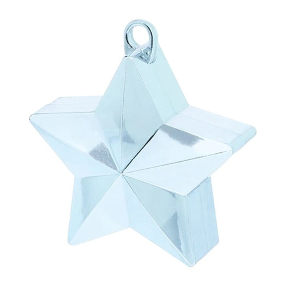 Light Blue Star Balloon Weight 140g