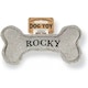 image 1 of History & Heraldry Pre-Personalised Squeaky Bone Dog Toy - Rocky