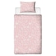 image 3 of Friends Coffee Duvet Cover Set - Pink/Grey/White - Single Pink | Single