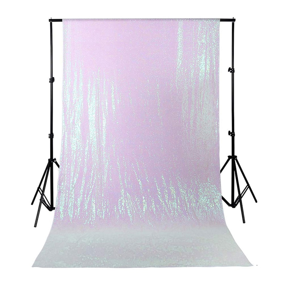 image 1 of 4ft x 7ft Sequin Backdrop Photography Background High-Density Sequin Fabric