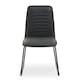 image 1 of Interiors by Premier Foundry Black Leather Effect Chair, Easy to Clean Outdoor Chair, Body Supportive High Back Accent Chair