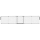 image 1 of Safetots Premium Multi Panel Room Divider, up to 370cm Wide, Grey, 70cm Tall, Multi Panel Flexible Room Barrier, Room Divider with Door for Baby Grey