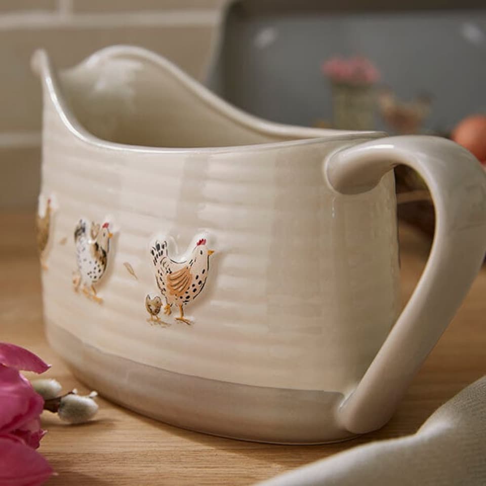 image 1 of Cooksmart Hen House Lane Gravy Boat