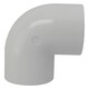 image 2 of 2in Plastica White 90 Deg Elbow P P - Single
