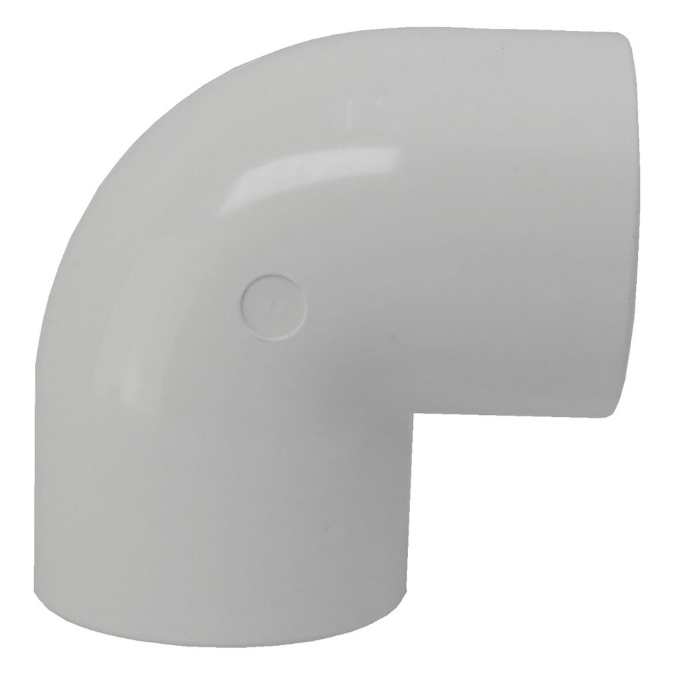 image 1 of 2in Plastica White 90 Deg Elbow P P - Single