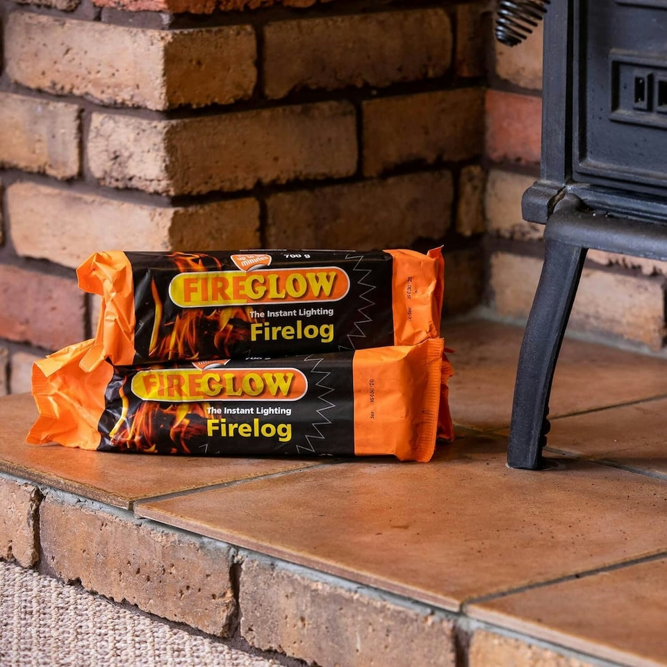 image 1 of Fireglow Instant Lighting Fire Log - Pack of 30