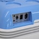 image 6 of 24L 240V AC & 12V DC Coolbox Hot Cold Portable Electric Cool Box | Blue