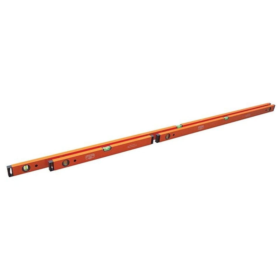 Bahco 416 Series Spirit Level Set 600 1200 & 1800mm - Multi Colour - One Size