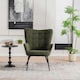 image 5 of Vera Velvet Occasional Living Room Modern Accent Chair (Green)