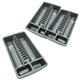 image 3 of 2 x Stylish Silver High Grade Dish Drainer Rack Ideal For Drying Plates Silver