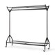 image 6 of House of Home Clothing Rail Heavy Duty Hanging Clothes Shoe Hat Rack Shelves With Wheels 5ft x 5ft | Black