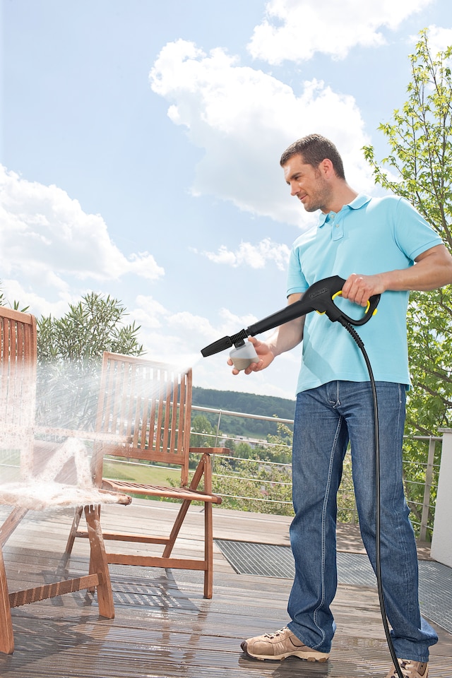 image 1 of Karcher K 4 Pressure Washer and Stair Brush