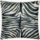image 2 of Paoletti Leopardis Zebra Woven Multicolour Outdoor Cushion 50 x 50cm Multi