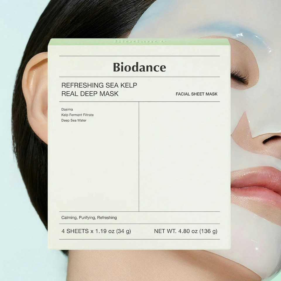 image 1 of BIODANCE Refreshing Sea Kelp Real Deep Mask 4PCs