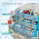 image 6 of AIYAPLAY 3-Tier Toy Organiser Shelf with 9 Storage Boxes for Bedroom, Blue