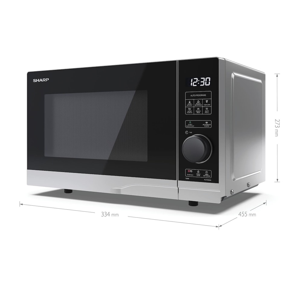 image 1 of Sharp 20L 700w Solo Microwave Silver