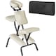 image 1 of Massage Chair - foldable, cushions for head, chest, arms and seat, with carry bag | Cream | beige | 1