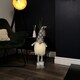 image 3 of 66cm Battery Lit Christmas Standing Gonk Decoration in Grey