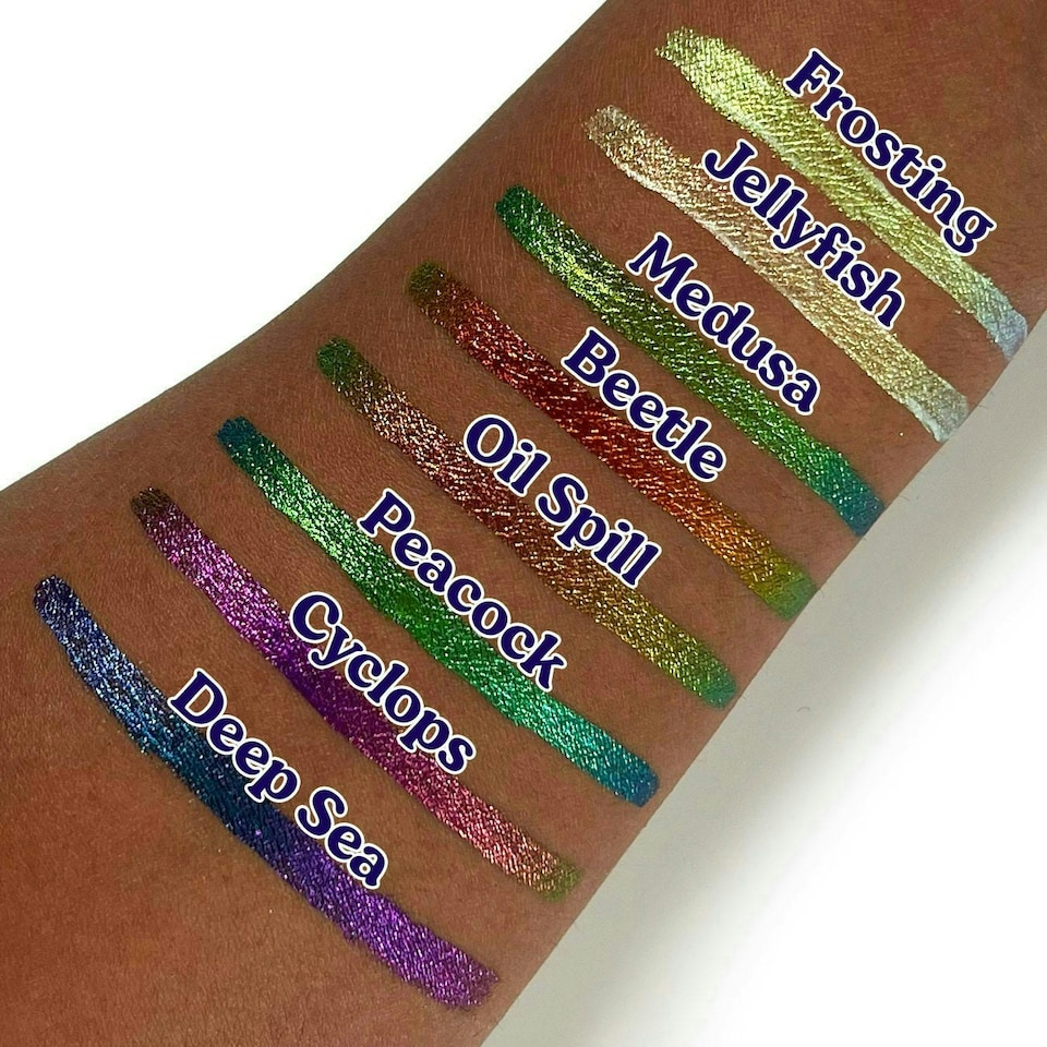 image 1 of Frosting Chroma Flik - Liquid Liner - Glisten Cosmetics Multi