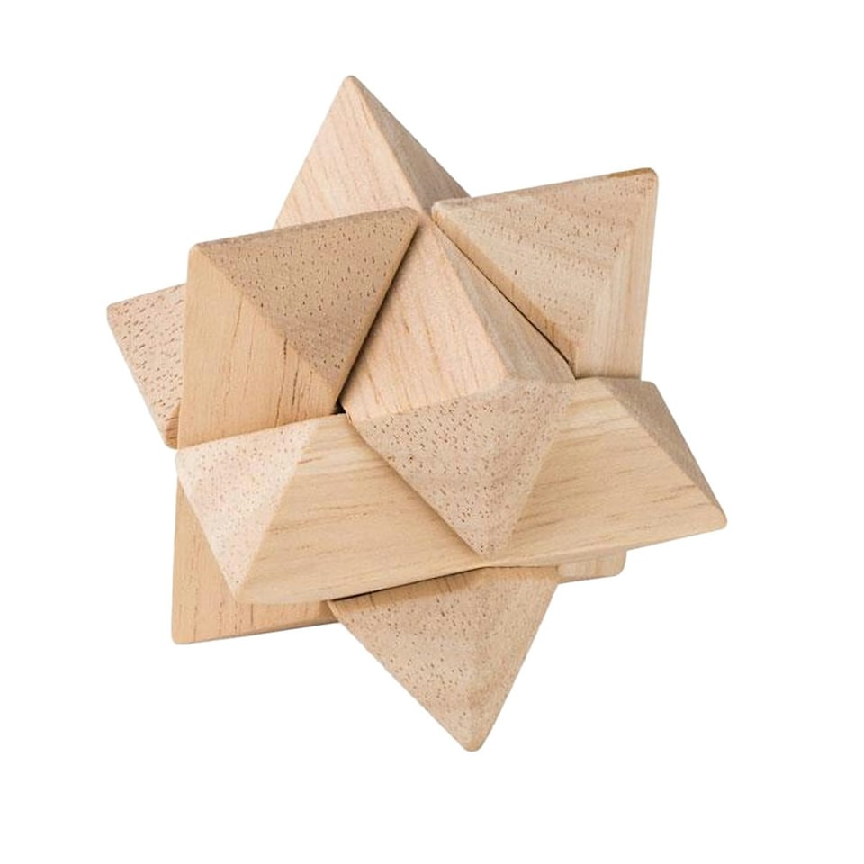 image 1 of MidOcean Starnats Wooden Star Puzzle - Wood - One Size