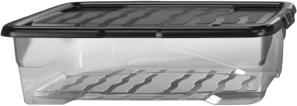 Strata 30 Litres Curve Plastic Stackable Storage Box & Lid