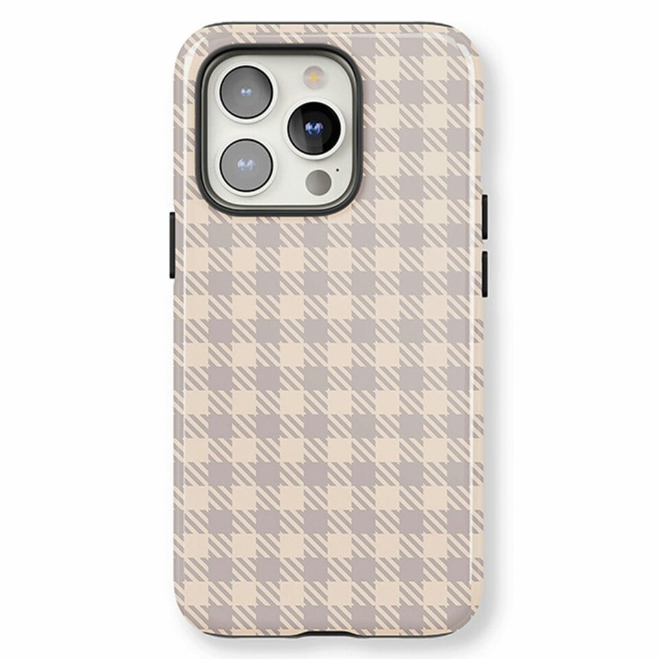 image 1 of Muted Houndstooth Phone Case | Brown | iPhone 15 Pro
Slim | iPhone 15 Pro
Slim