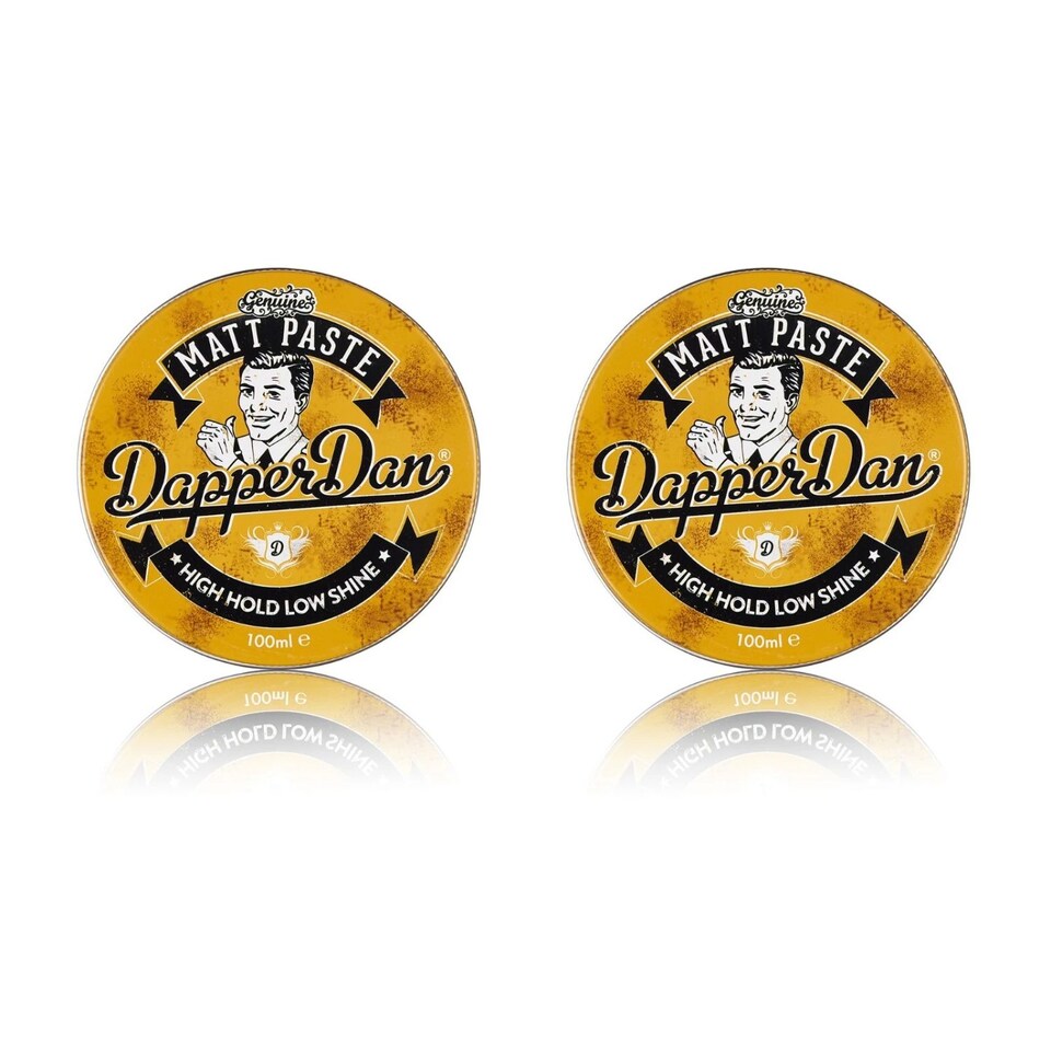 image 1 of Dapper Dan Matt Paste 100ml DUO PACK | Black