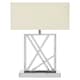 image 1 of Interiors by Premier Trajectory Table Lamp Silver
