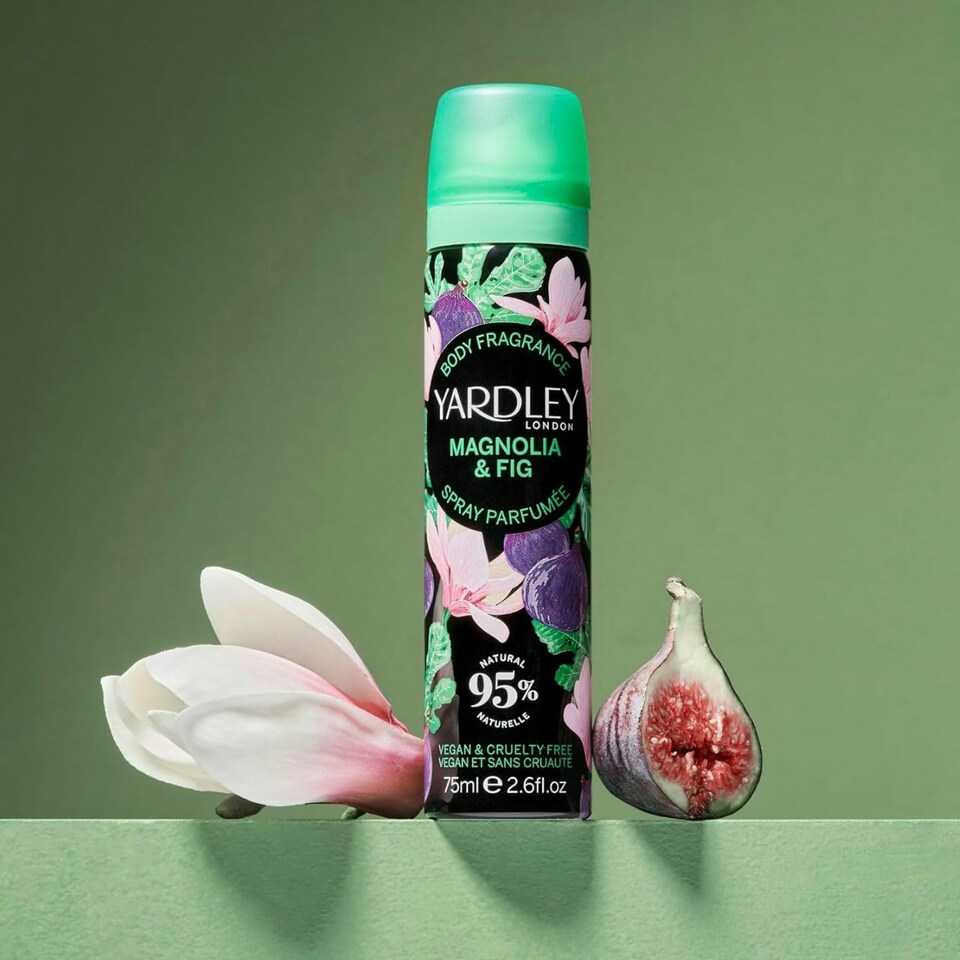 image 1 of Yardley London Magnolia and Fig Body Spray 75ml