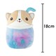 image 7 of Corgi Soft Toy Animal Plush Doggy Cuddly Soft Plushie 18cm Multi-Coloured