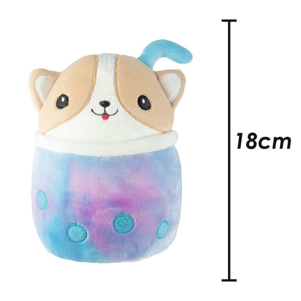 image 1 of Corgi Soft Toy Animal Plush Doggy Cuddly Soft Plushie 18cm Multi-Coloured