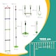 image 7 of AIYAPLAY Obstacle Course for Kid with 10 Piece Slackline Kit, Green