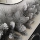 image 3 of Premier 6ft (1.8m) Christmas Silver Garland With Some Glitter Tips