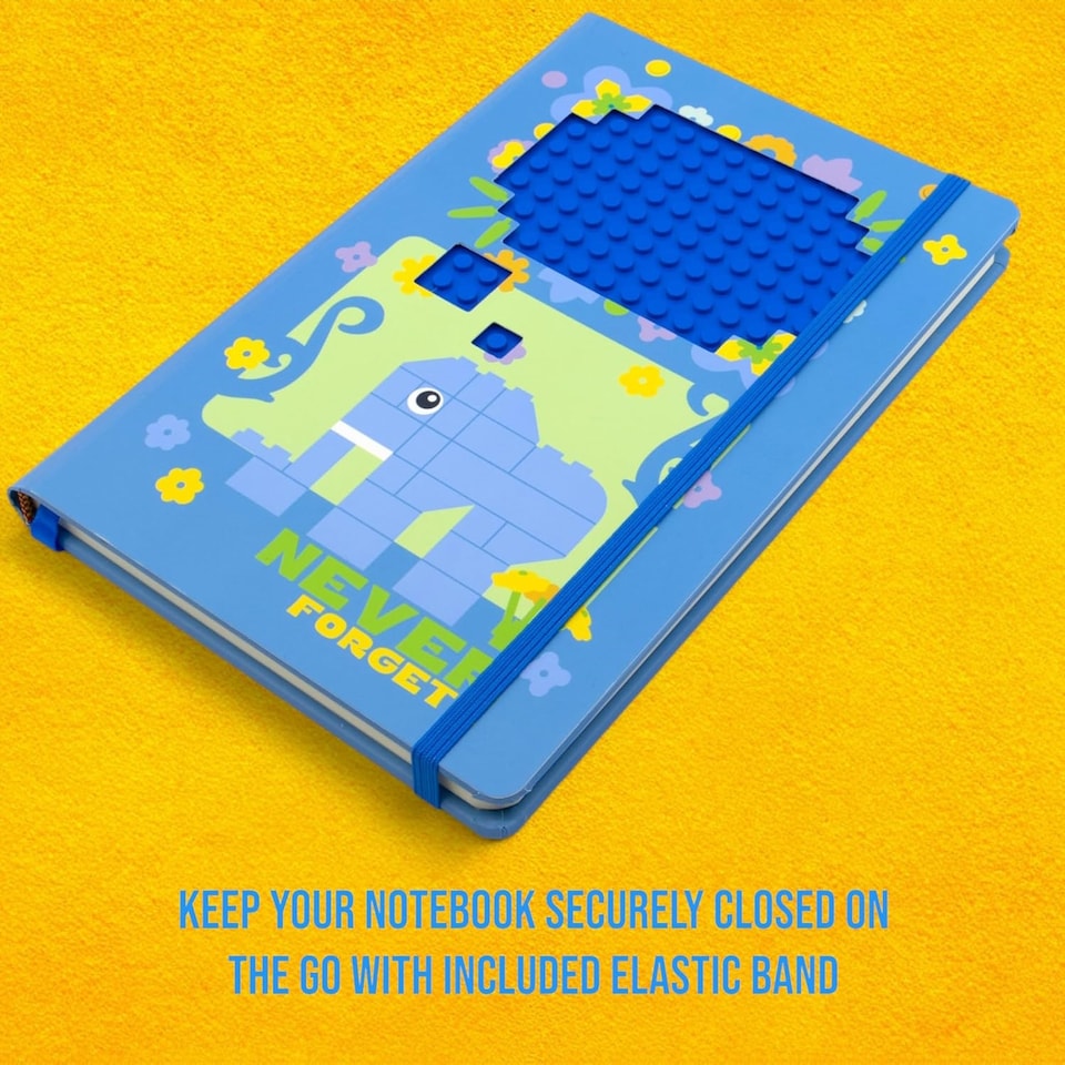 image 1 of LEGO Reclaim Elephant Dotted Notebook with Gel Pen