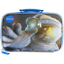 Nasa Lunch Bag for Kids | Children's Space Astronaut School Zipped Compartment Food Container Box One Size