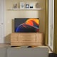 image 2 of Gloucester 2 Door 2 Drawer Wide TV Unit in Gold Craft Oak (Ready Assembled) | Brown | Gold Craft Oak