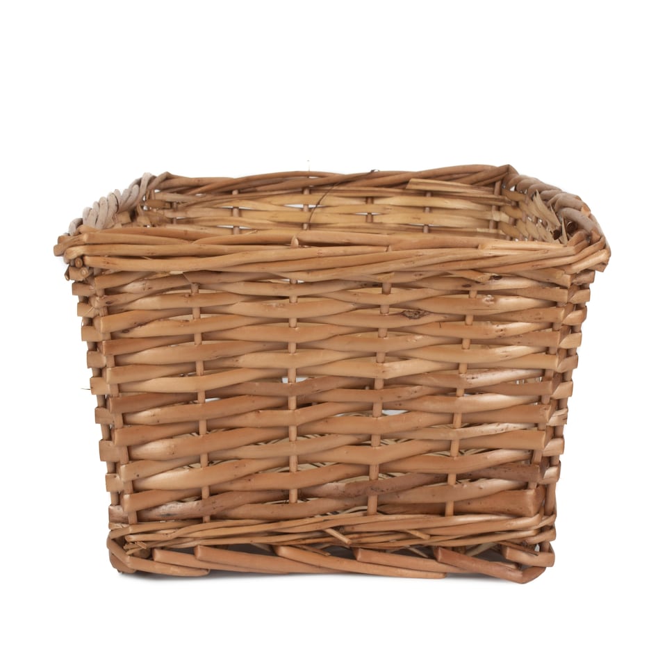 image 1 of Extra Large Tapered Split Willow Tray | Brown | Brown | X Large