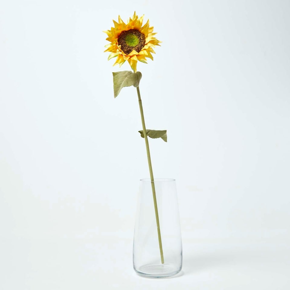image 1 of Homescapes Sunflower Single Stem 80 cm
