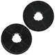 image 5 of SPARES2GO Carbon Filter compatible with Lamona HJA2480 HJA2908 LAM2401 Cooker Hood Extractor Vent Fan (Pack of 4)