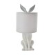 image 1 of Hestia Hiding White Rabbit Table Lamp White
