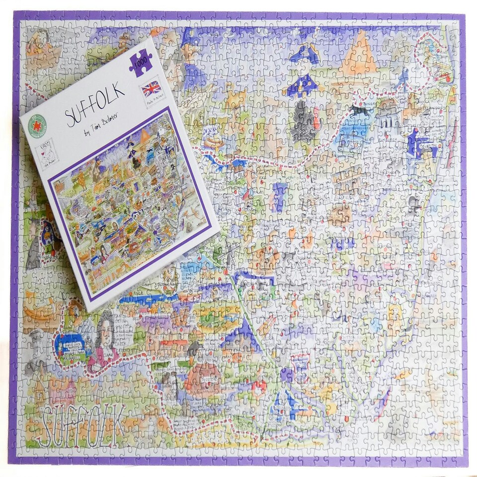 image 1 of Suffolk- Tim Bulmer 1000 piece Jigsaw