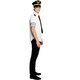 image 4 of Fever Mens Mile High Pilot Costume - White/Black - L L