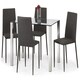 image 2 of Jonef Fabric Slate Grey Stylish Chair - Grey