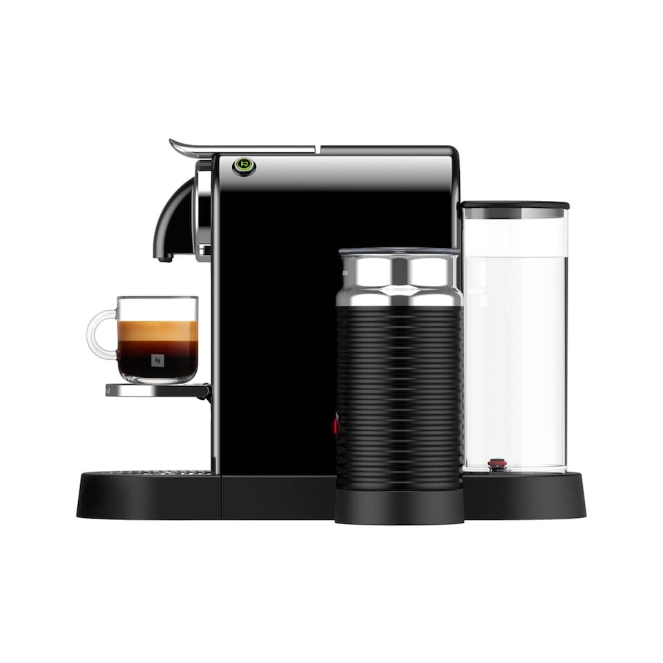 image 1 of De'Longhi Nespresso CitiZ Coffee Machine with Milk Frother, Black